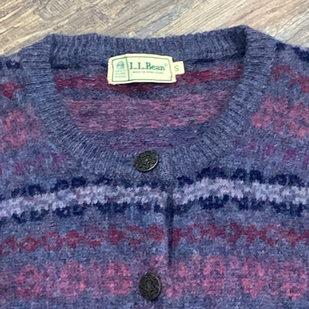 🔴SOLD🔴L.L. Bean 100% Wool Sweater - Picture 2 of 4